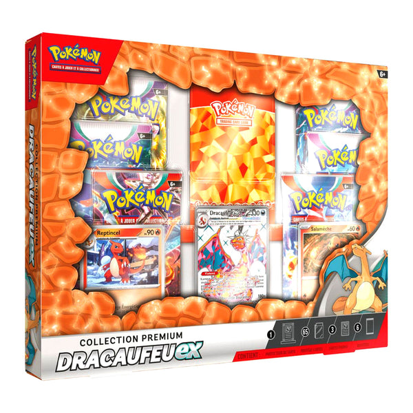 Pokémon - Coffret Premium Dracaufeu Ex - Flammes Obsidiennes - FR
